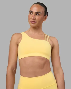 Galvanise Sports Bra 2.0 - Lemon Knee support Extra-large seams