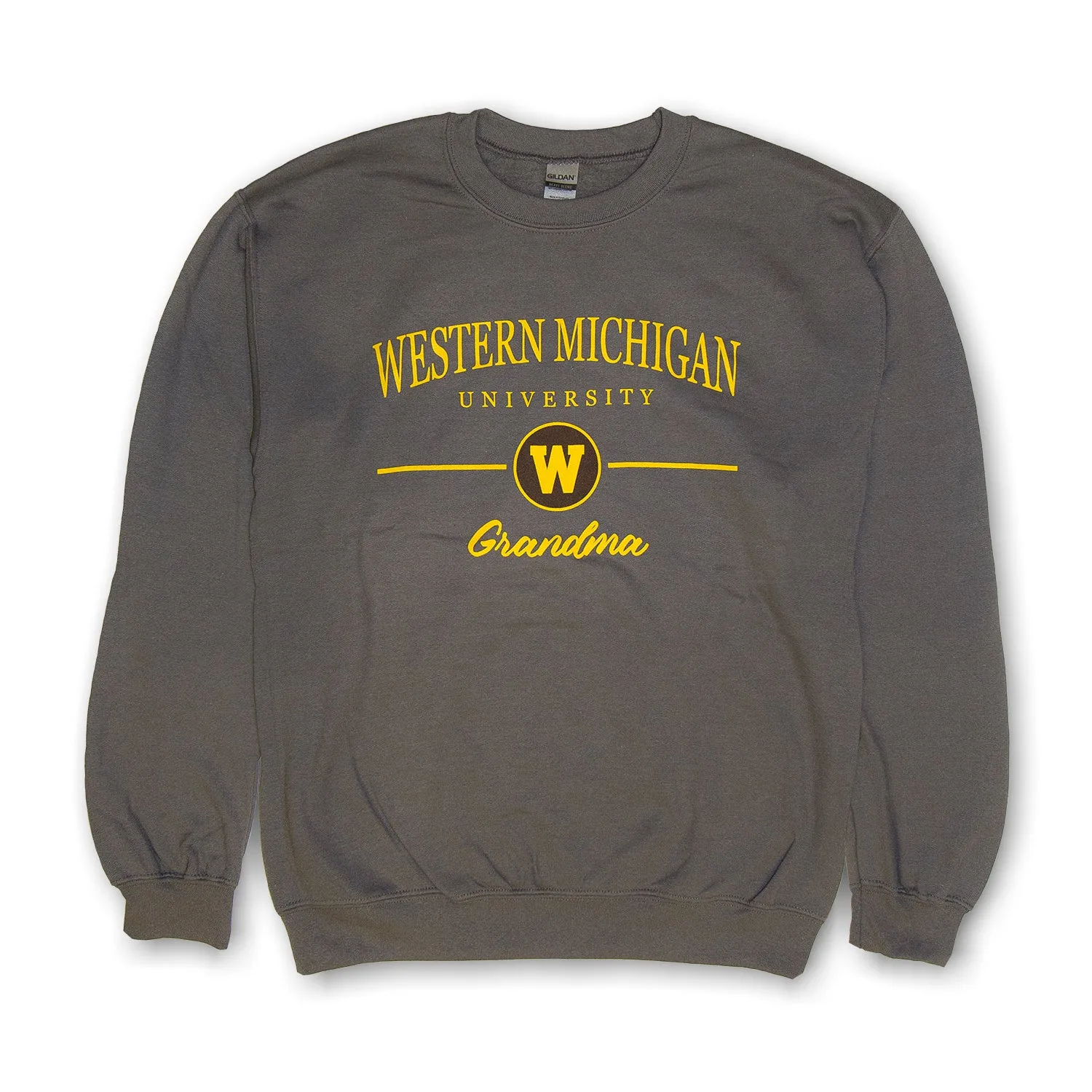 Cozy All Season Travel Sporty Western Michigan Grandma Crewneck