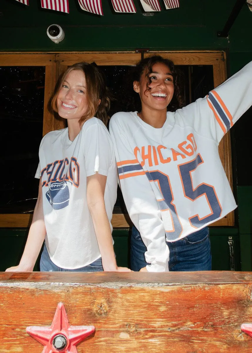 product clearance Chicago 85 Crop Crewneck - White