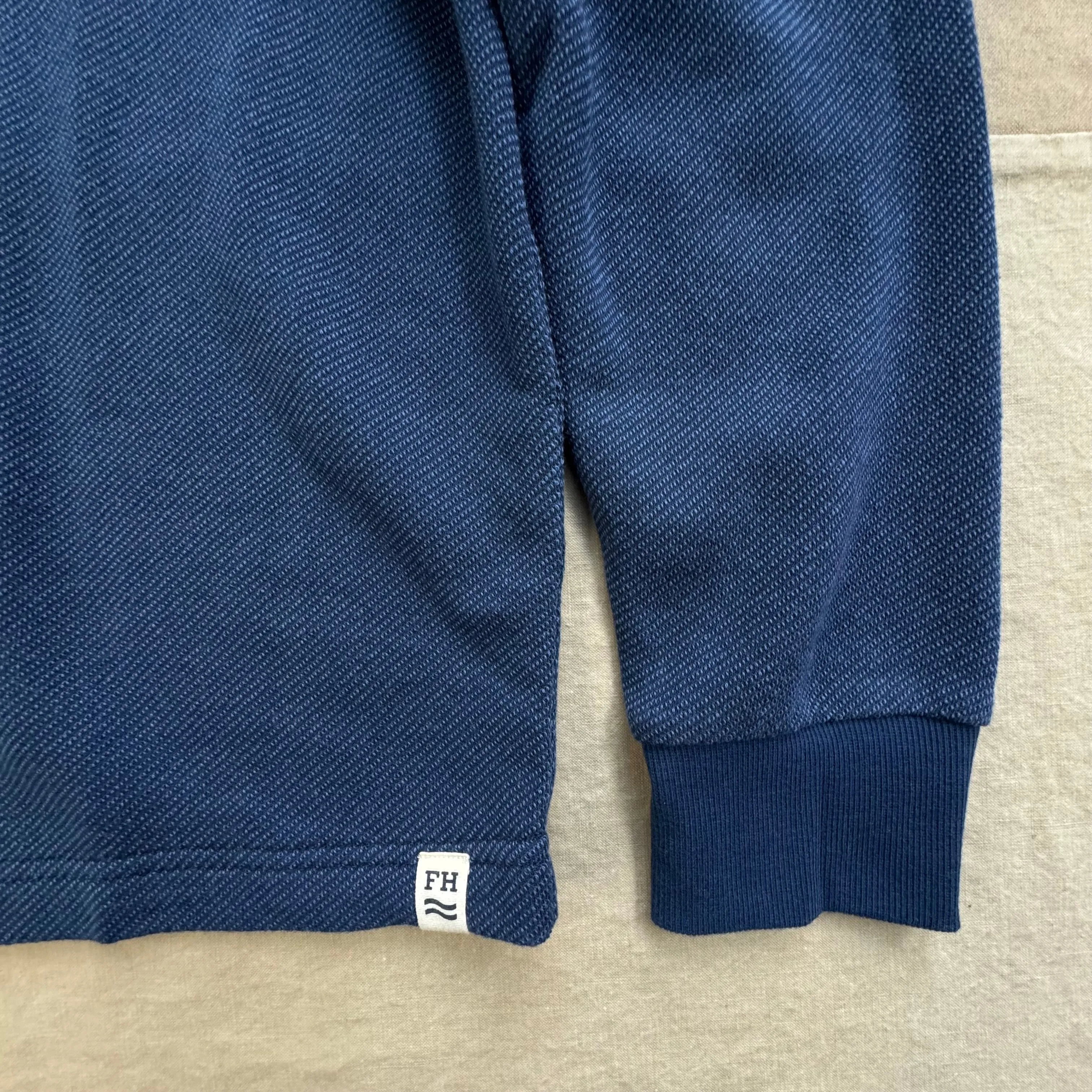 watch accents Petite Cut The Tailwind Hoodie, Navy Twill