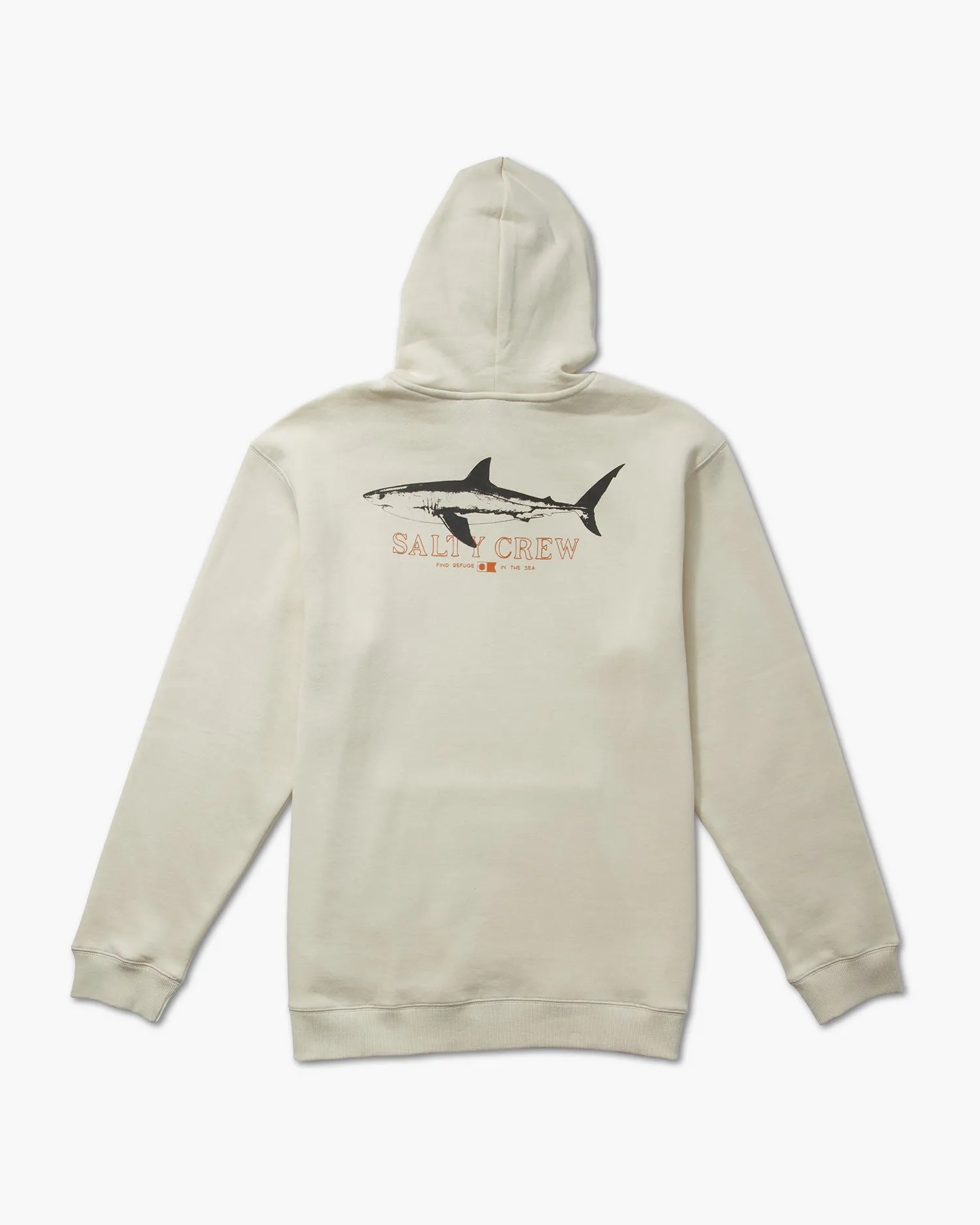 Tassel accents Brother Bruce Fleece Hoodie - Bone