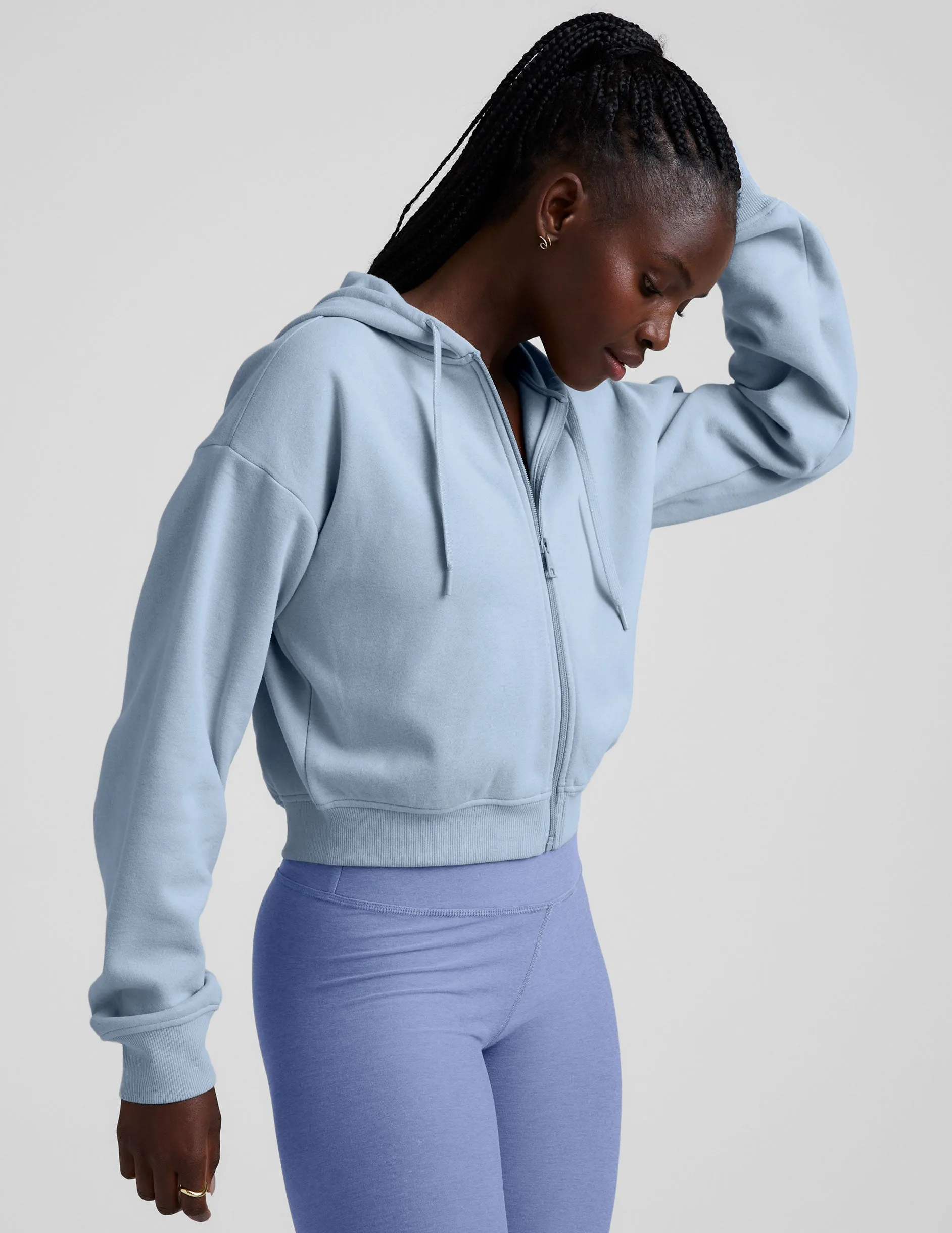 Wrinkle Resistant Versatile Hoodie LuxeFleece Zip Up Hoodie