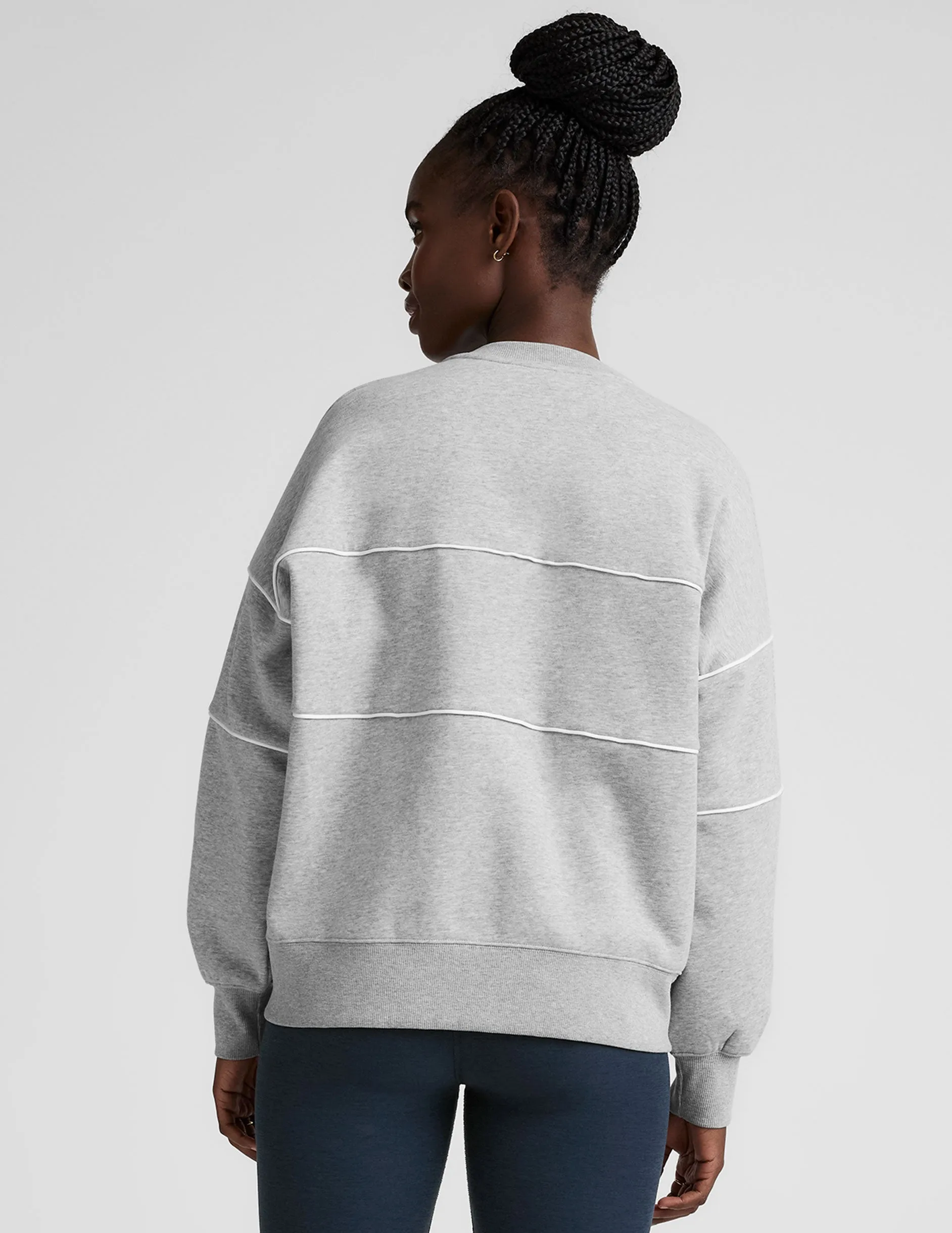 Fashion Essentials LuxeFleece Piper Oversized Sweatshirt