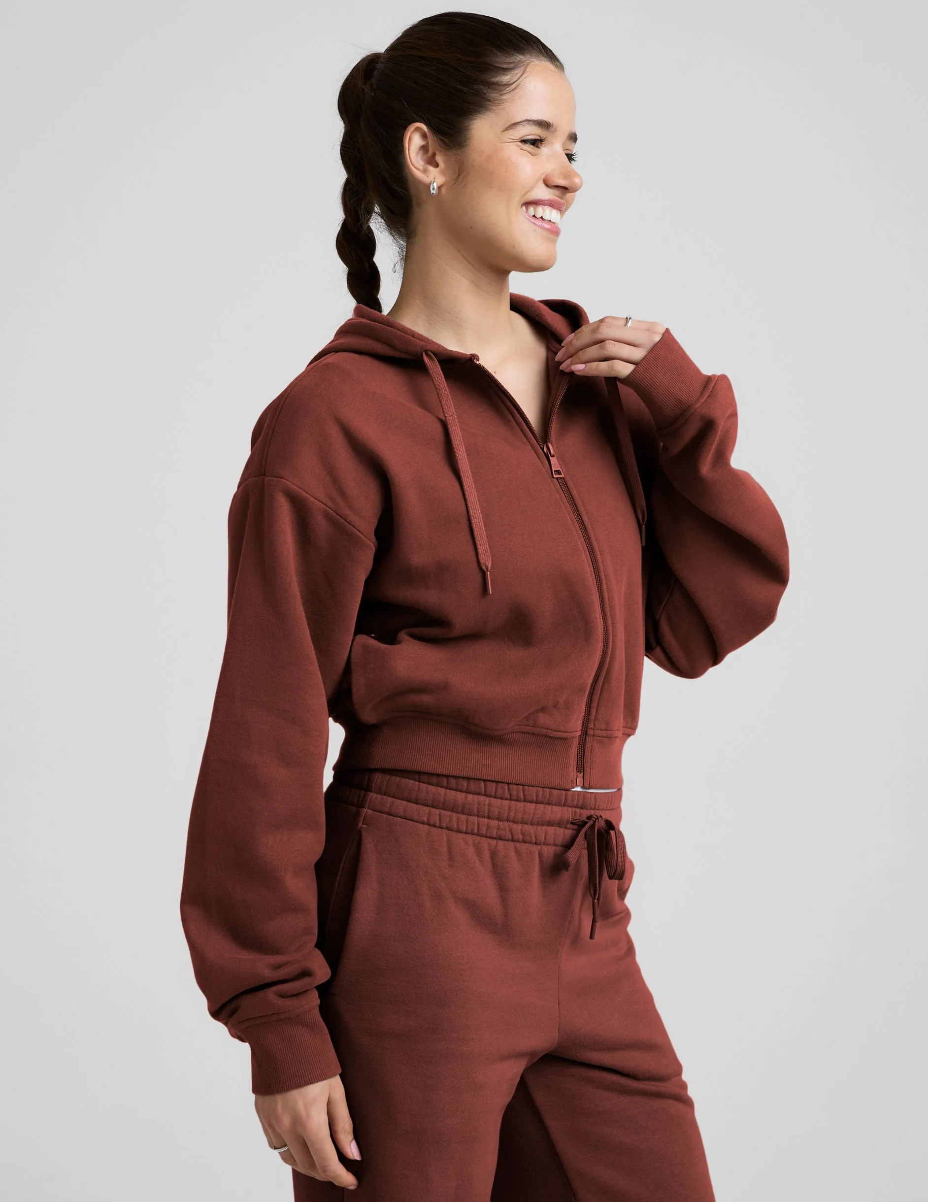 LuxeFleece Zip Up Hoodie Outdoor Fashion hot weather wear