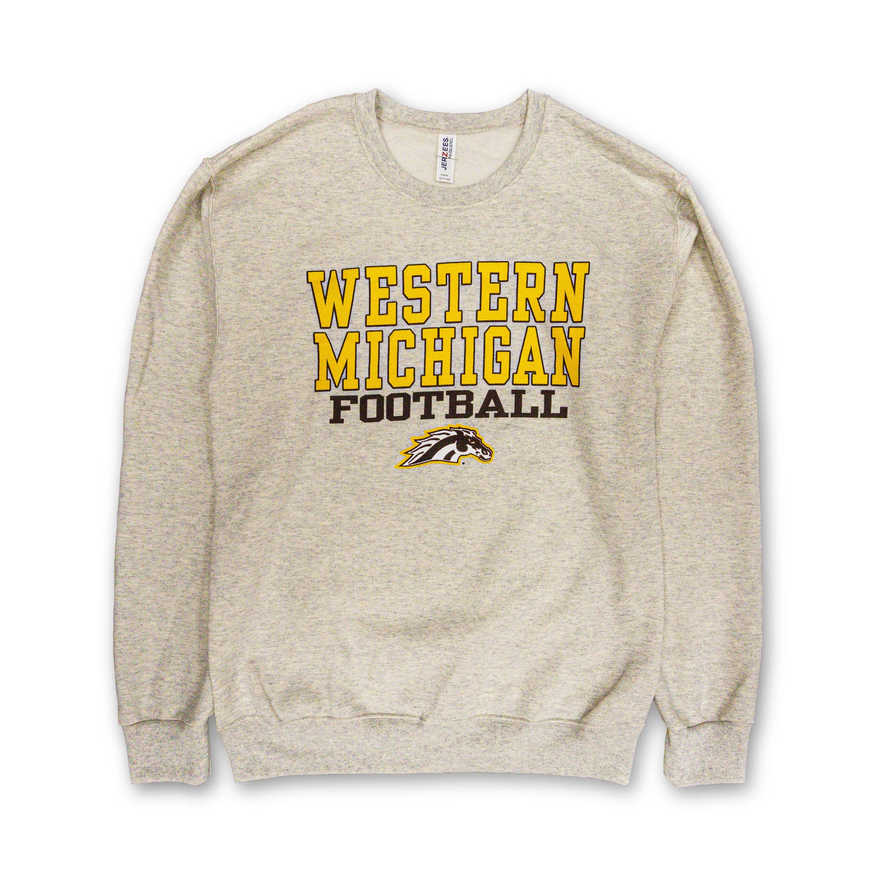 Western Michigan Football Crew Sweatshirt product snowboarding suitability Premium Style