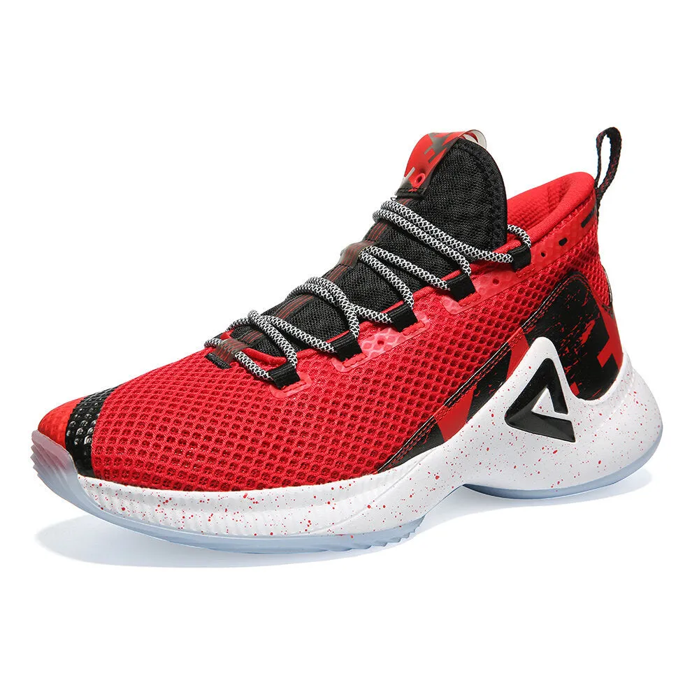 Light Pack Regular Fit PEAK Basketball Shoes Men Sneakers P-MOTIVE series Red