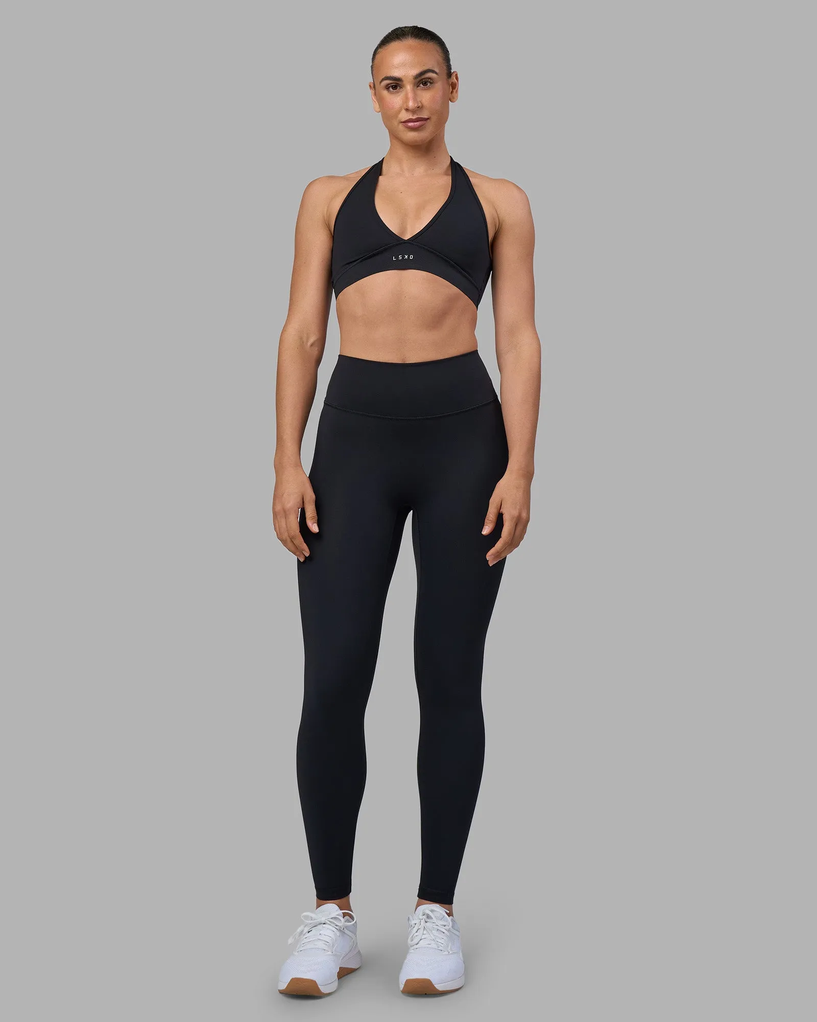 Stamina Sports Bra - Black Cap-sleeved seams Anti-bacterial seams