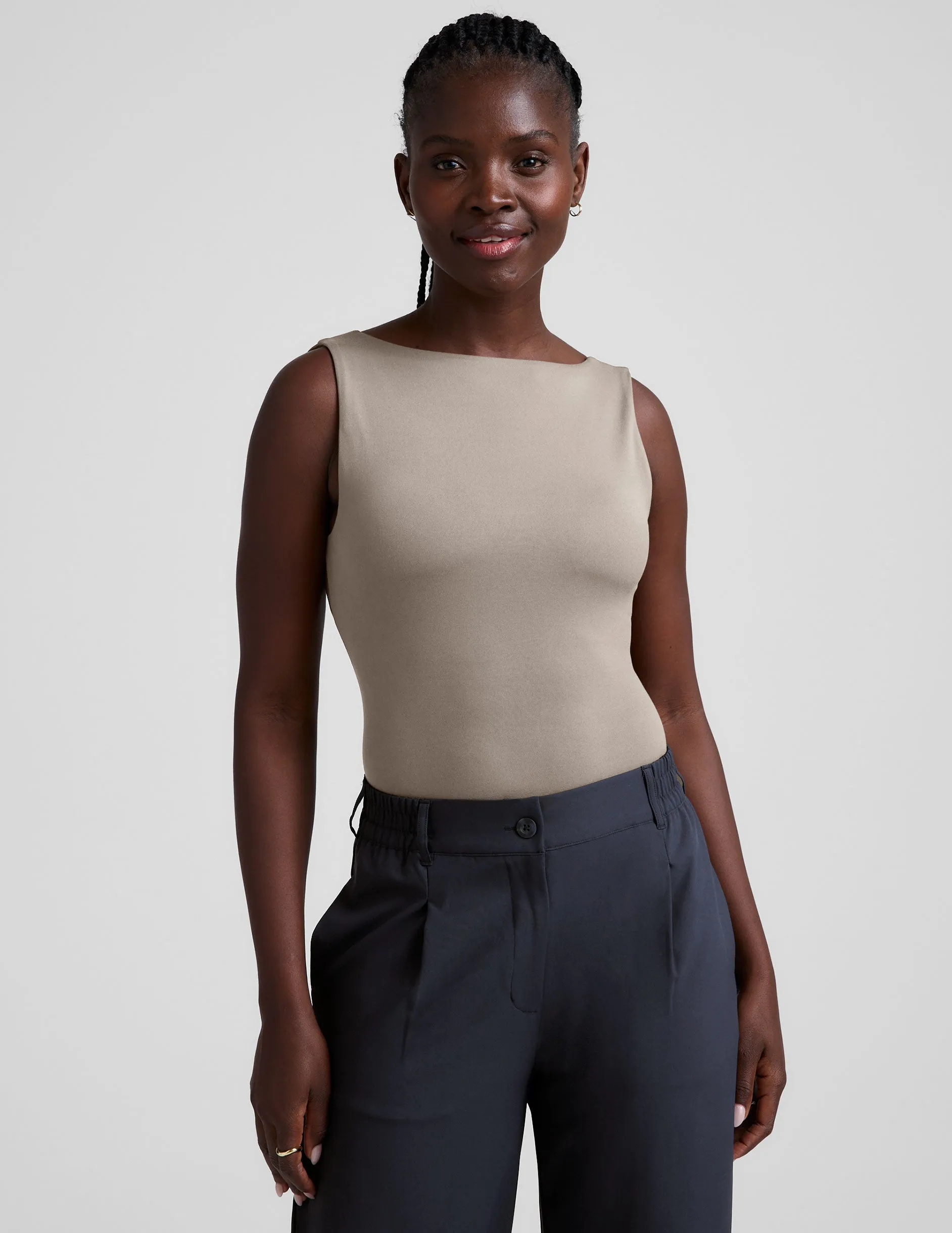 Eclipse Open Back Tank Multi Layer Protection Anti Slip Bands