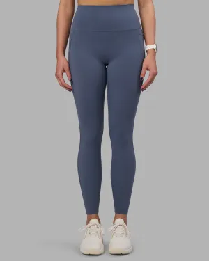 Elixir Ultra High-Rise Full Length Legging Pockets - Night Shadow Structured Waistband