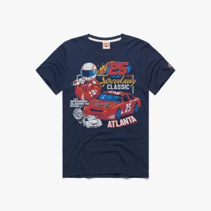 MLB Speedway Classic 2025 Atlanta Braves BreathableMeshLining Premium Cotton