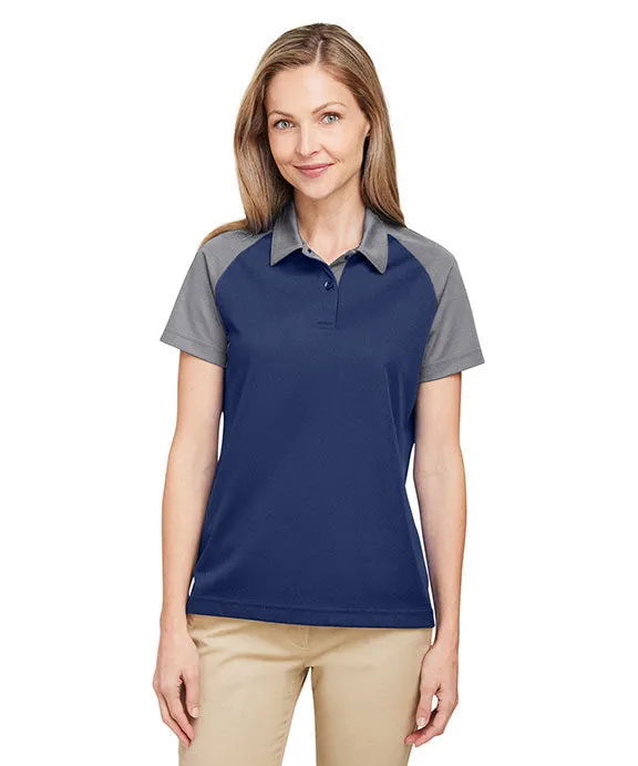 WrinkleResistant Finish TT21CW - Team 365 Ladies Command Snag-Protection Colorblock Polo Shirt