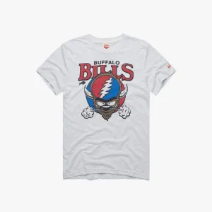 Oversized Silhouette Elegant and Relaxed NFL x Grateful Dead x Bills