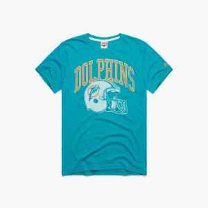 Flexible Comfort Weekend Style Miami Dolphins Helmet Retro