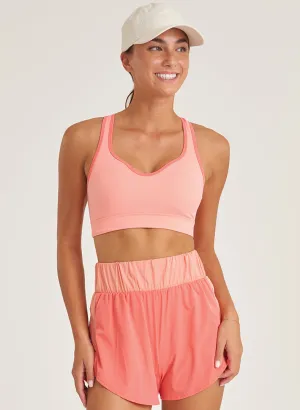 Flexible Shoulder Straps Endure Open Back Bra - FINAL SALE