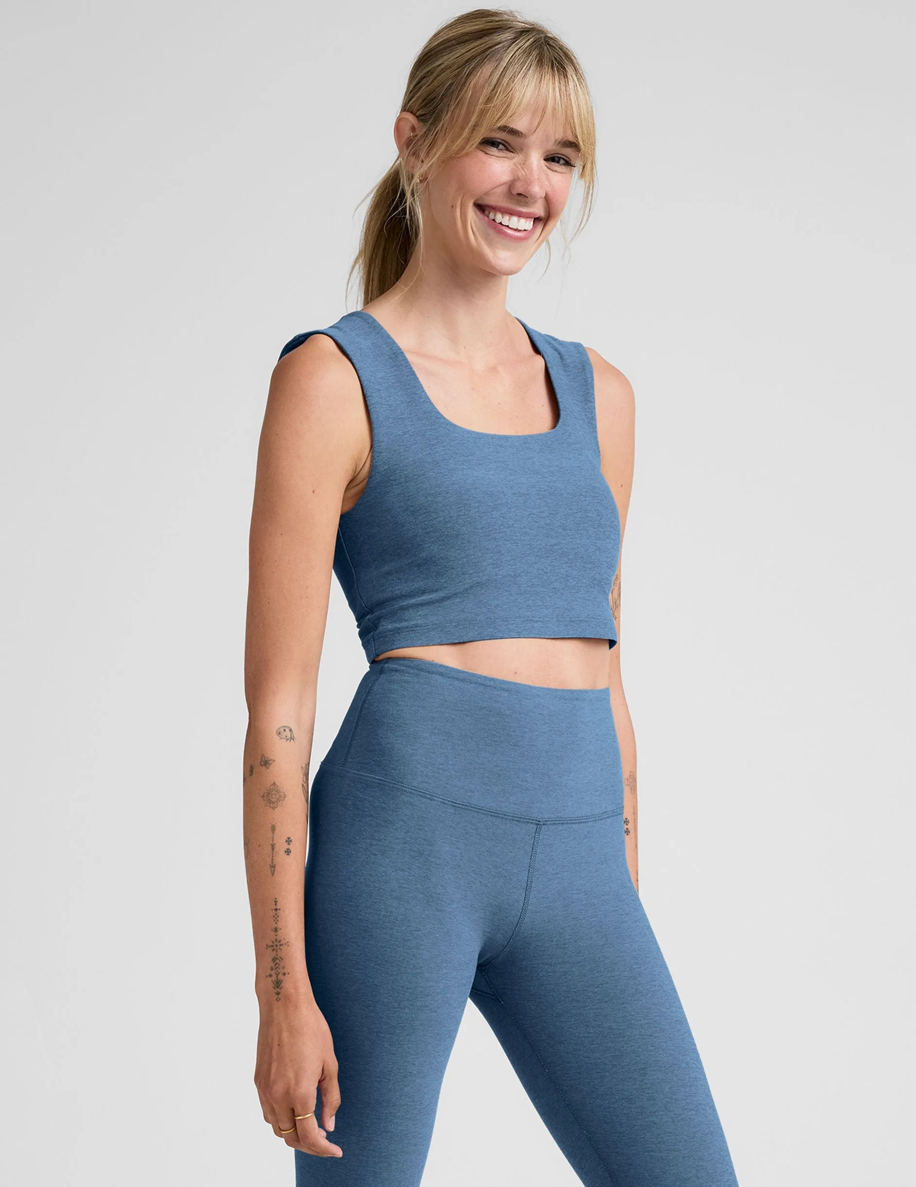 low humidity use High End Spacedye Square Up Cropped Tank