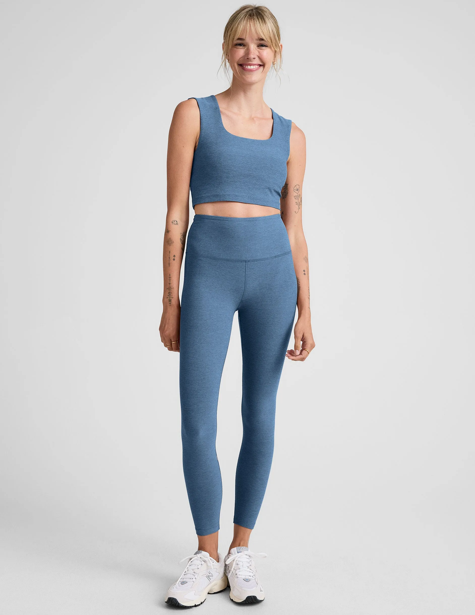 Spacedye Square Up Cropped Tank Durable Reinforced Edges Soft Layer