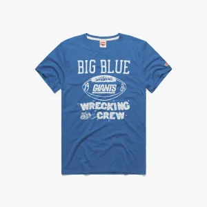 Giants Big Blue Wrecking Crew Playful Design City Smart Look
