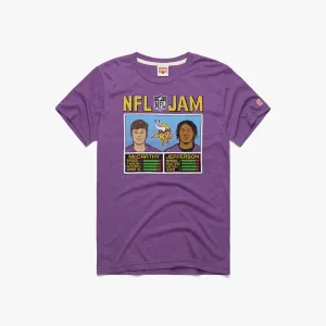 Travel Comfort Style NFL Jam Vikings McCarthy and Jefferson