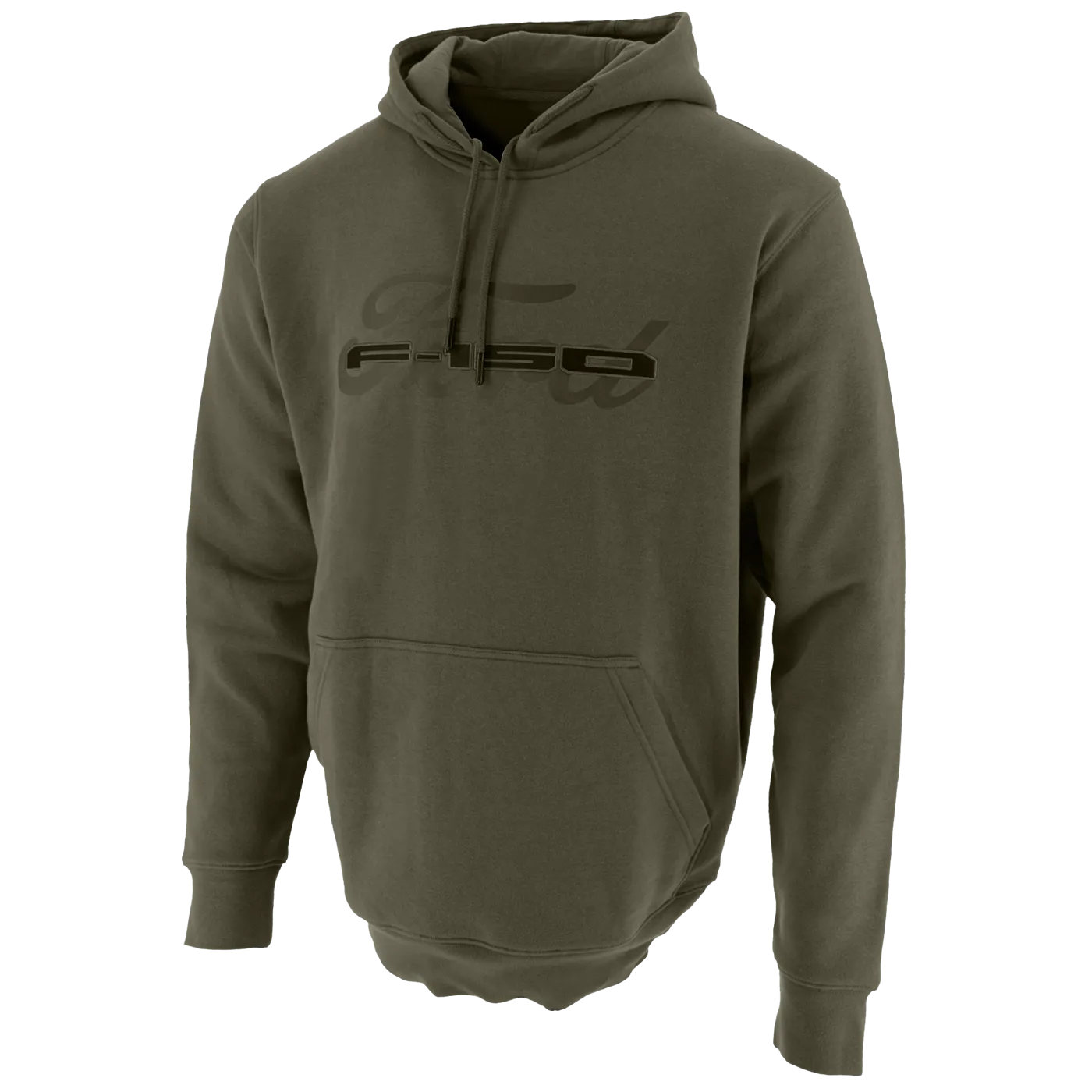 Ford F-150 Dark Green Embroidered Pullover Fleece Hoodie workout wear Cold Weather Protection