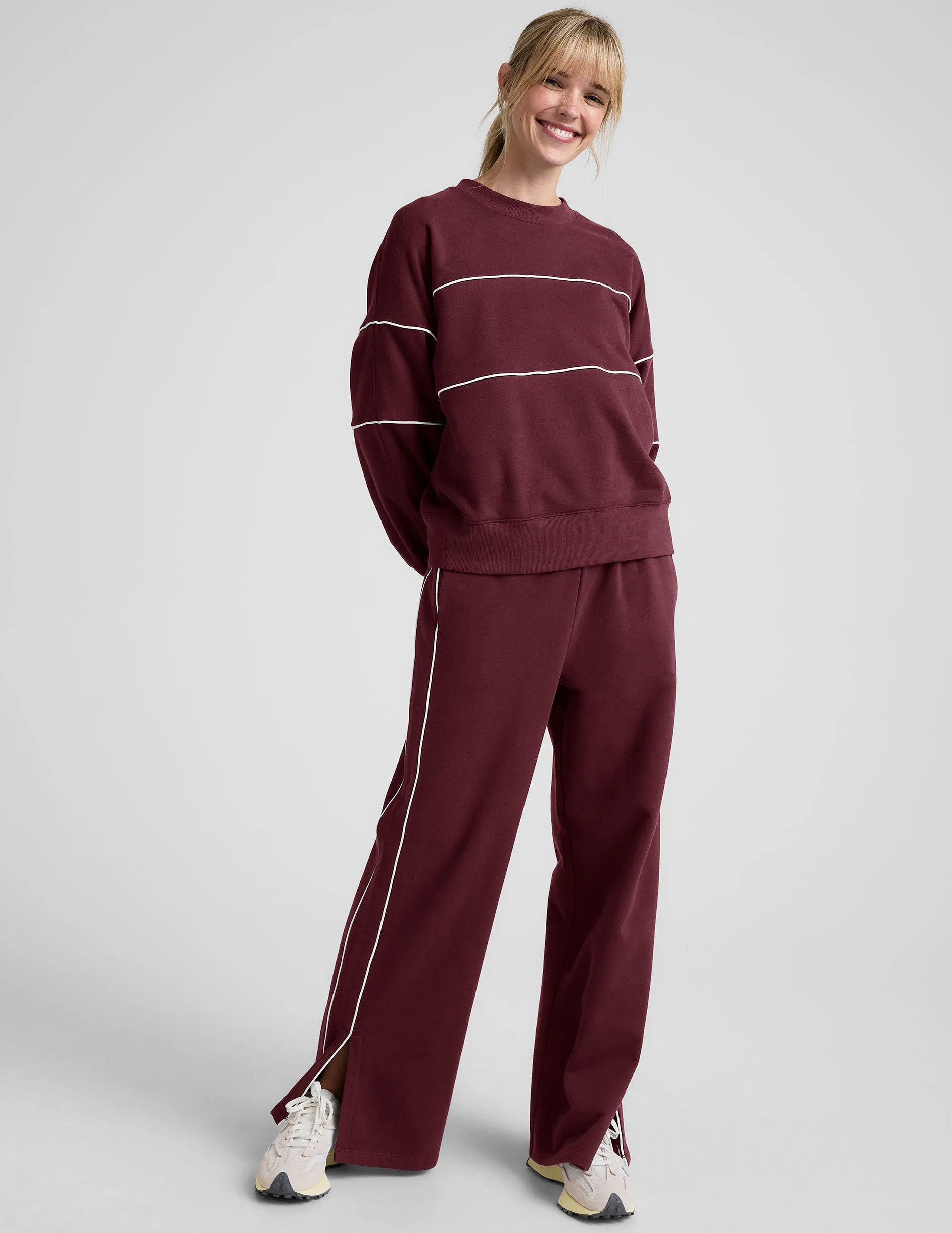 LuxeFleece Piper Oversized Sweatshirt Outdoor Layer Functional Wear
