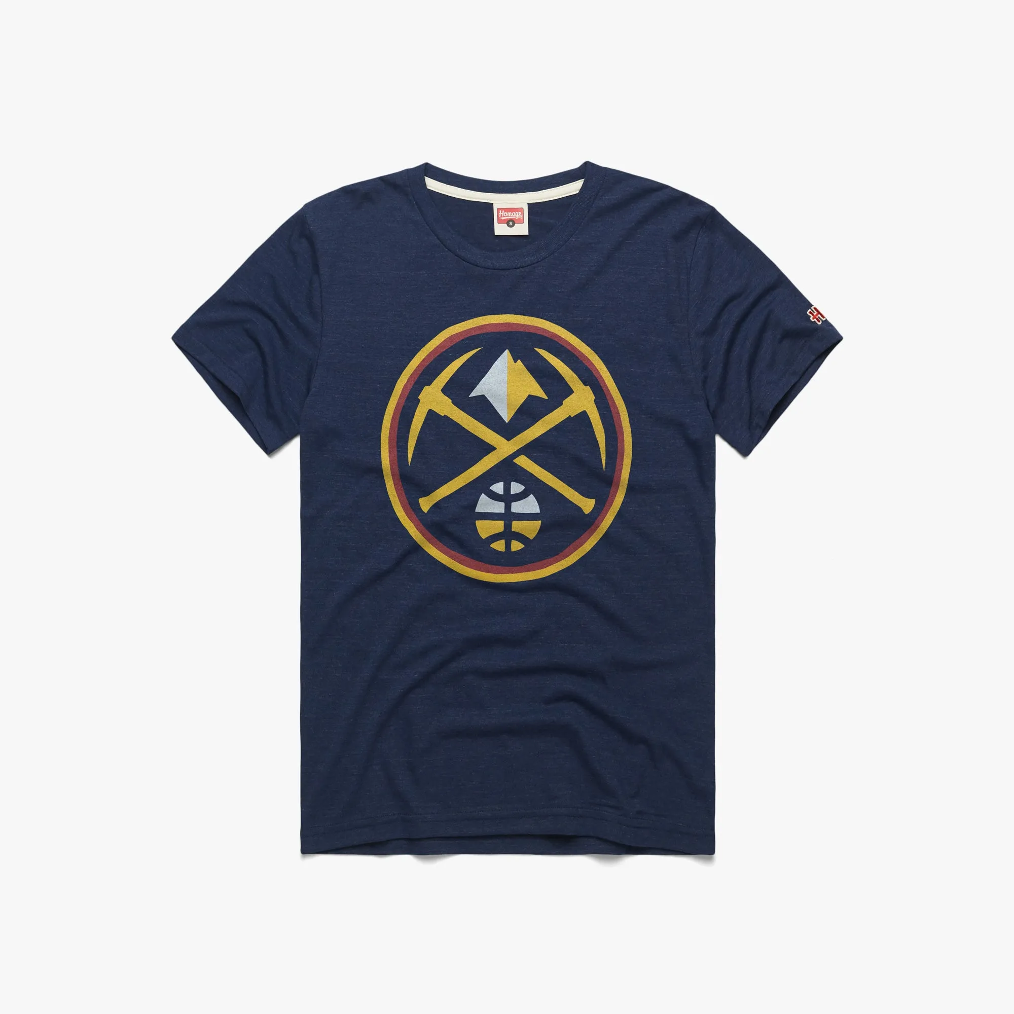 Denver Nuggets Logo Anti Static Treatment Breathable Cotton Fabric