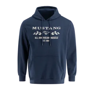 Casual Vibe Ford Vintage Mustang 1964 All American Muscle Mens Hoodie
