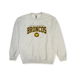 Broncos Bold Crewneck product bow cuteness Cold Weather Wear