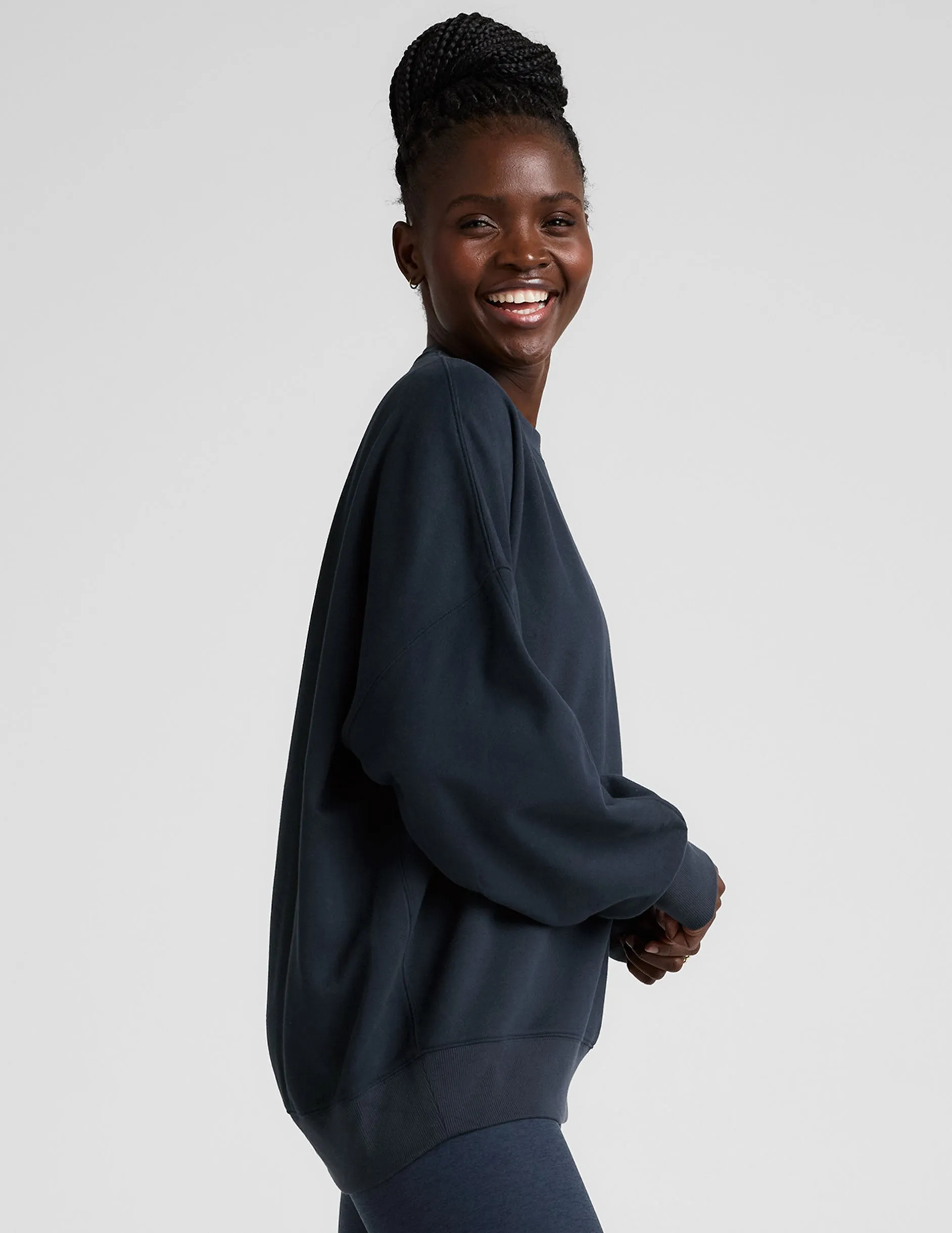 LuxeFleece Oversized Sweatshirt teenagers
