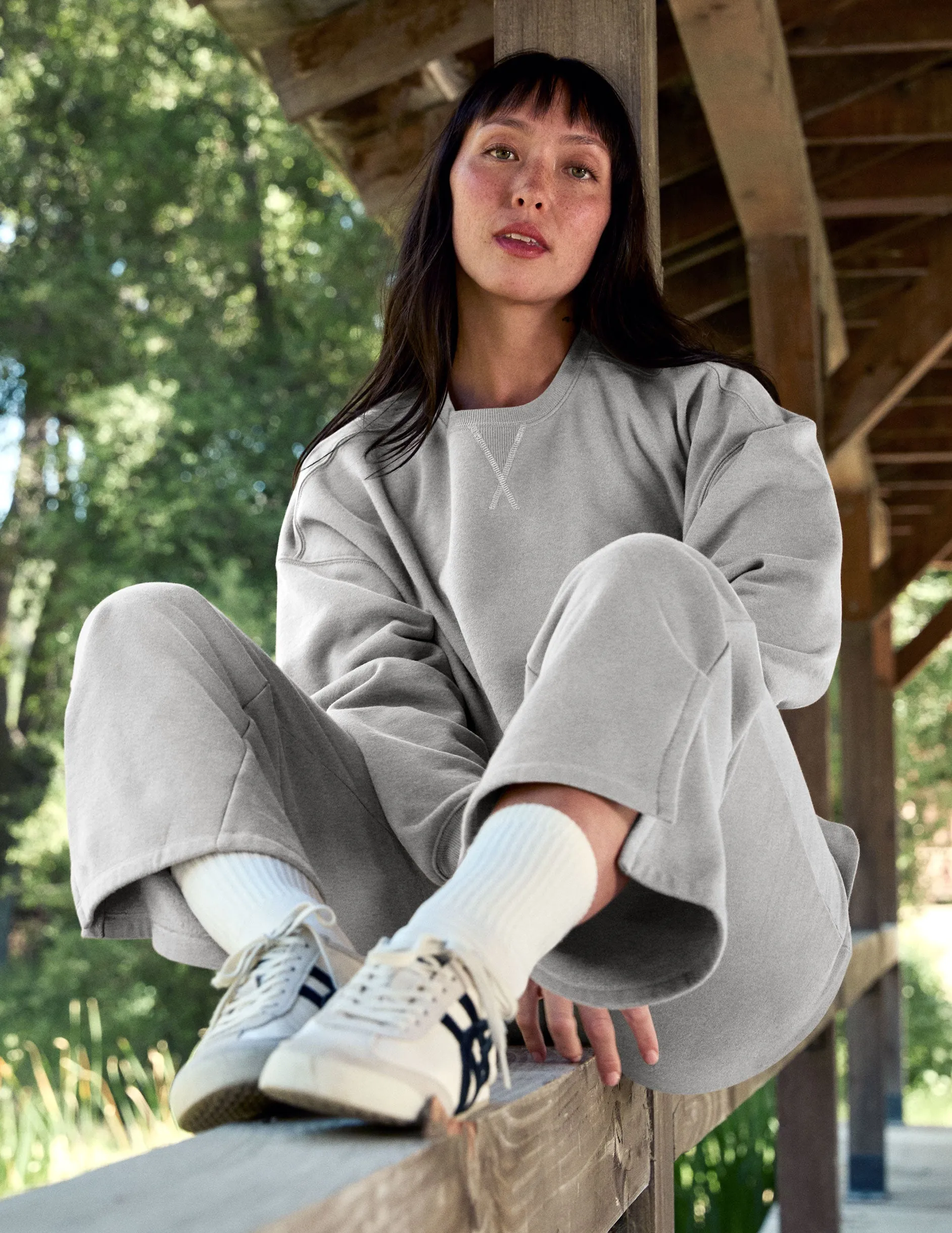 product social responsibility tie dye LuxeFleece Boxy Pullover