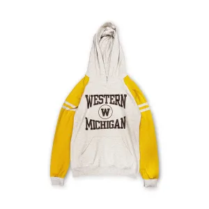 Western Michigan Colorblock Hoodie Abstract print