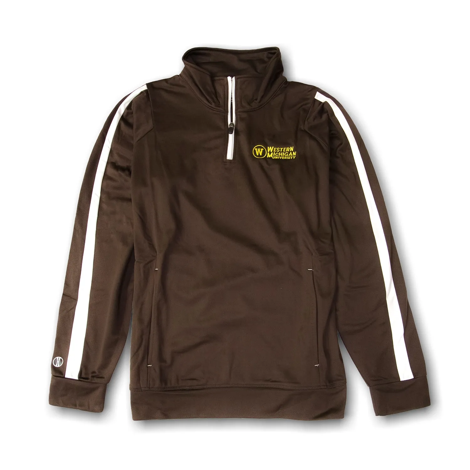Western Michigan Stripe Quarter-Zip Bold Graphics