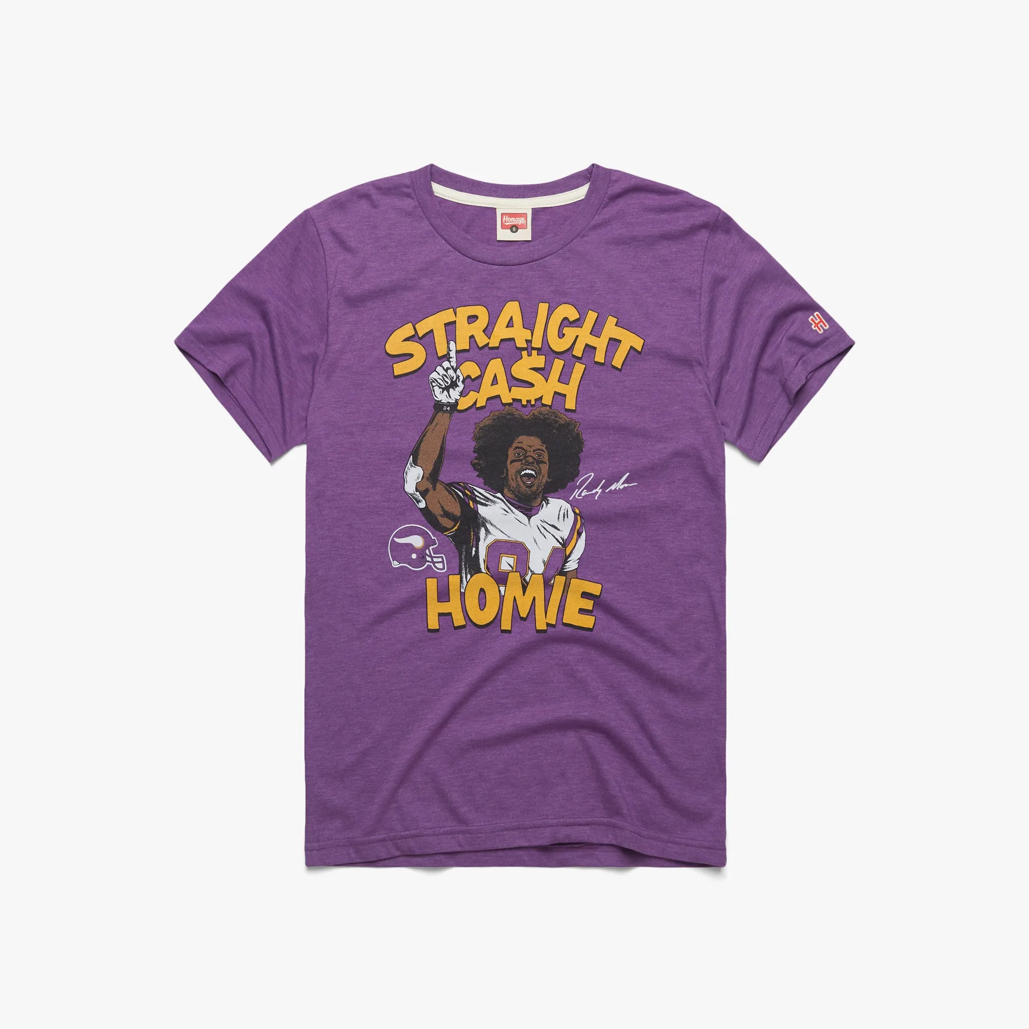 Sporty Style Street Style Vikings Randy Moss Signature