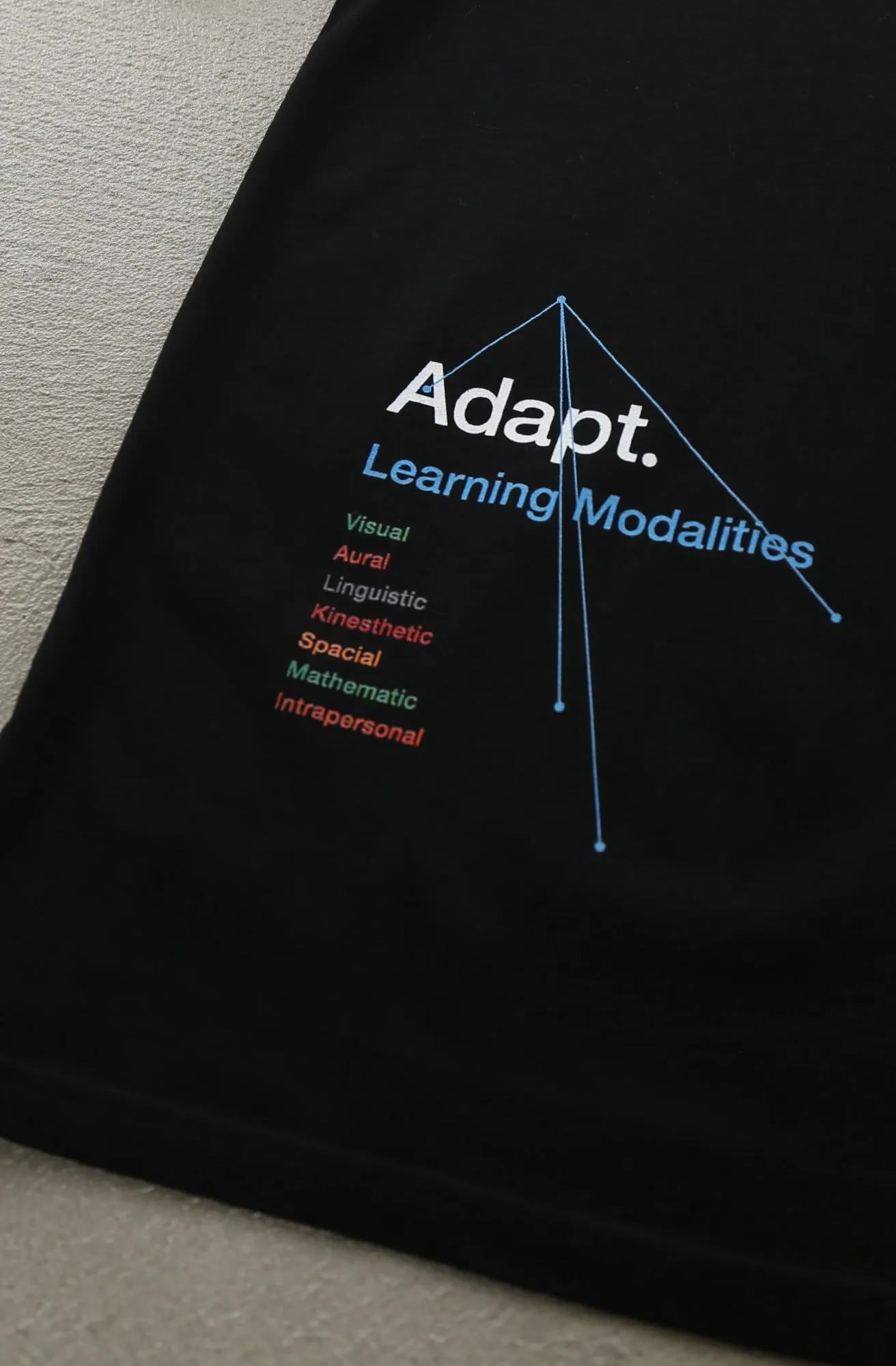Modalities (Men's Black A1 Tee) Relaxed Smart
