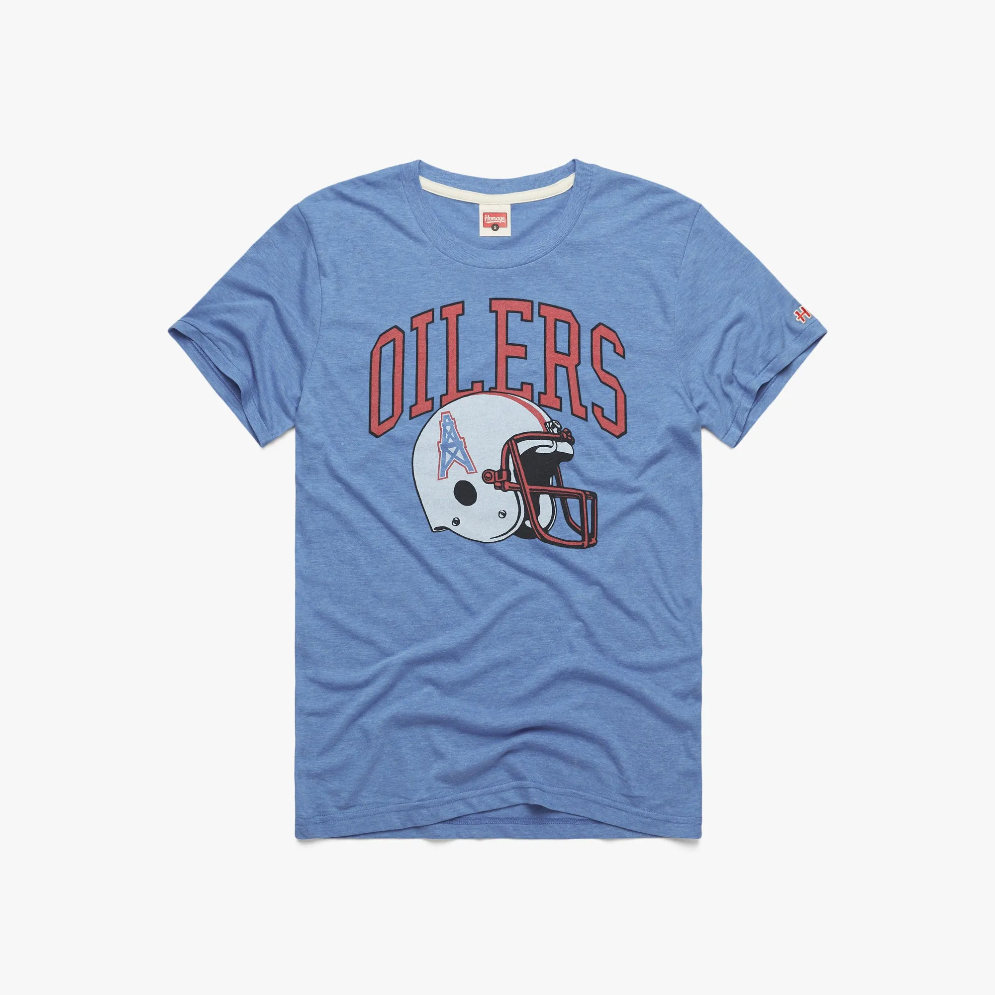 Oilers Football Helmet Retro Gym workout SustainableManufacturing