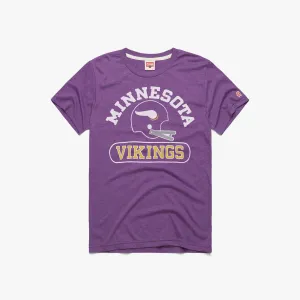 Leather combination Minnesota Vikings Throwback Helmet