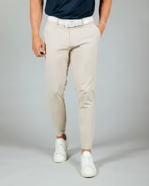 Stretch Fabric Men's Light Khaki City Jogger
