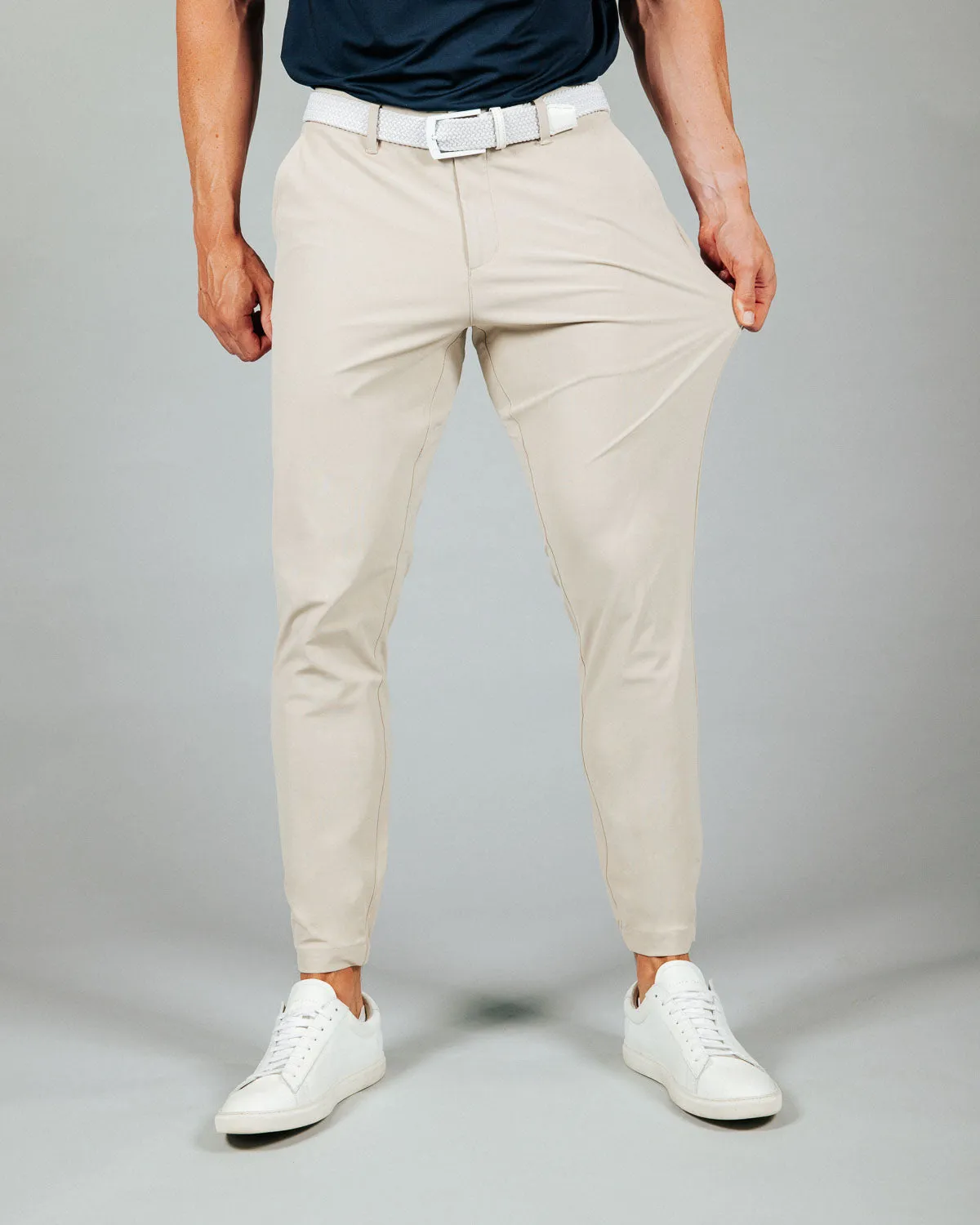 Flexible Support Sole Men's Light Khaki City Jogger