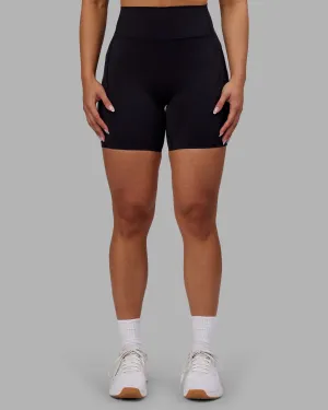 Rhythm Elixir Ultra High-Rise 6" Short Pockets - Black Camouflage Pattern
