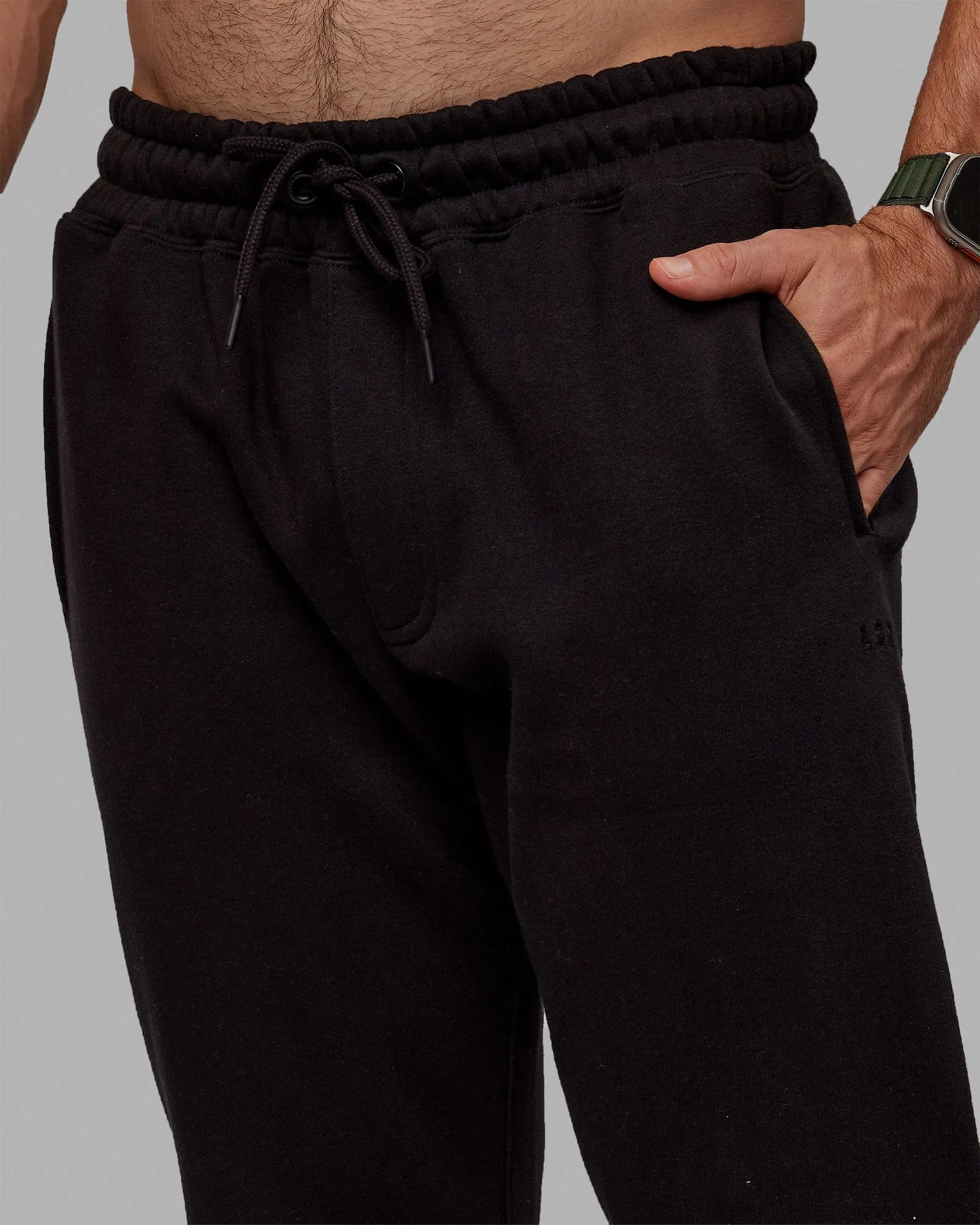 Anti Static Weave Moisture control MVP Cuffed Track Pant - Black