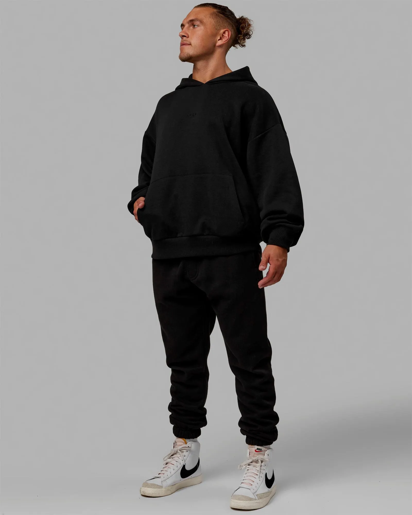 MVP Cuffed Track Pant - Black Breathable Style Non Slip Waistband Tech