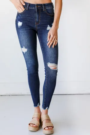 Soft Road Trip Youth Style FINAL SALE - Bethany Distressed Skinny Jeans