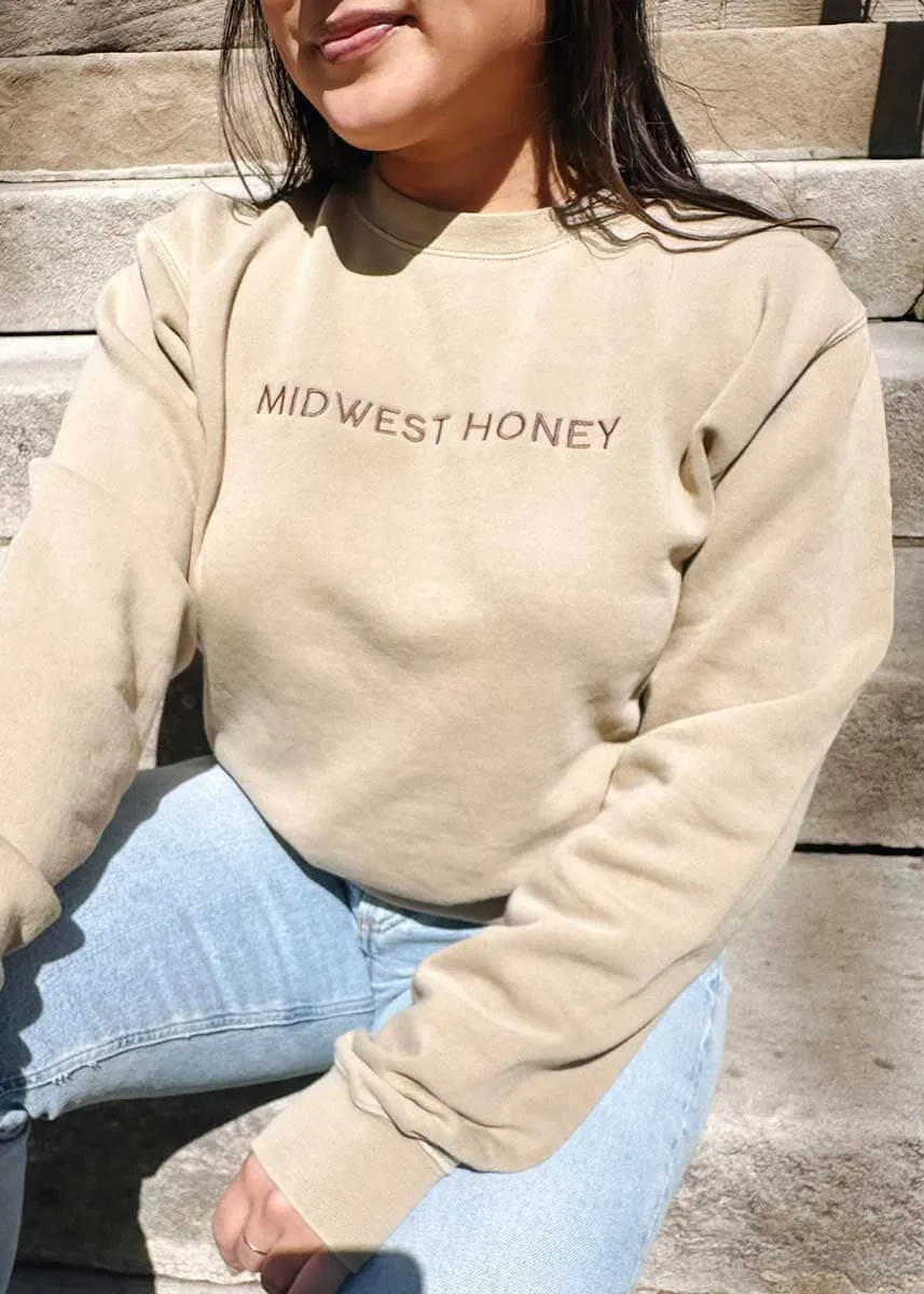 Cozy Mood Midwest Honey Sweatshirt