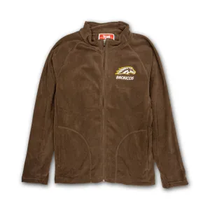 Warm Hoodie Thermal Insulation Horsehead Broncos Full Zip Fleece