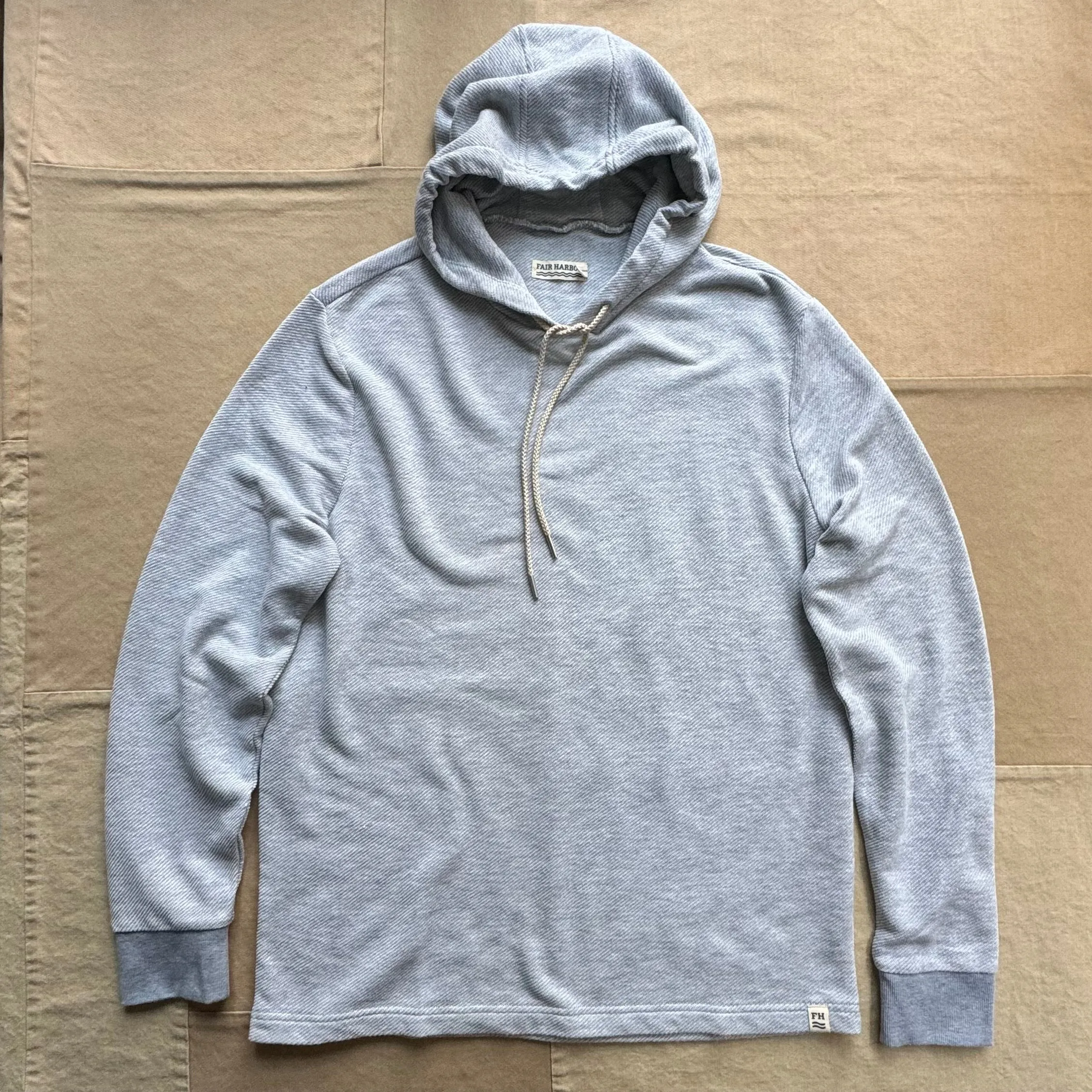 The Tailwind Hoodie, Heather Grey Twill Comfy All Day Chill Style