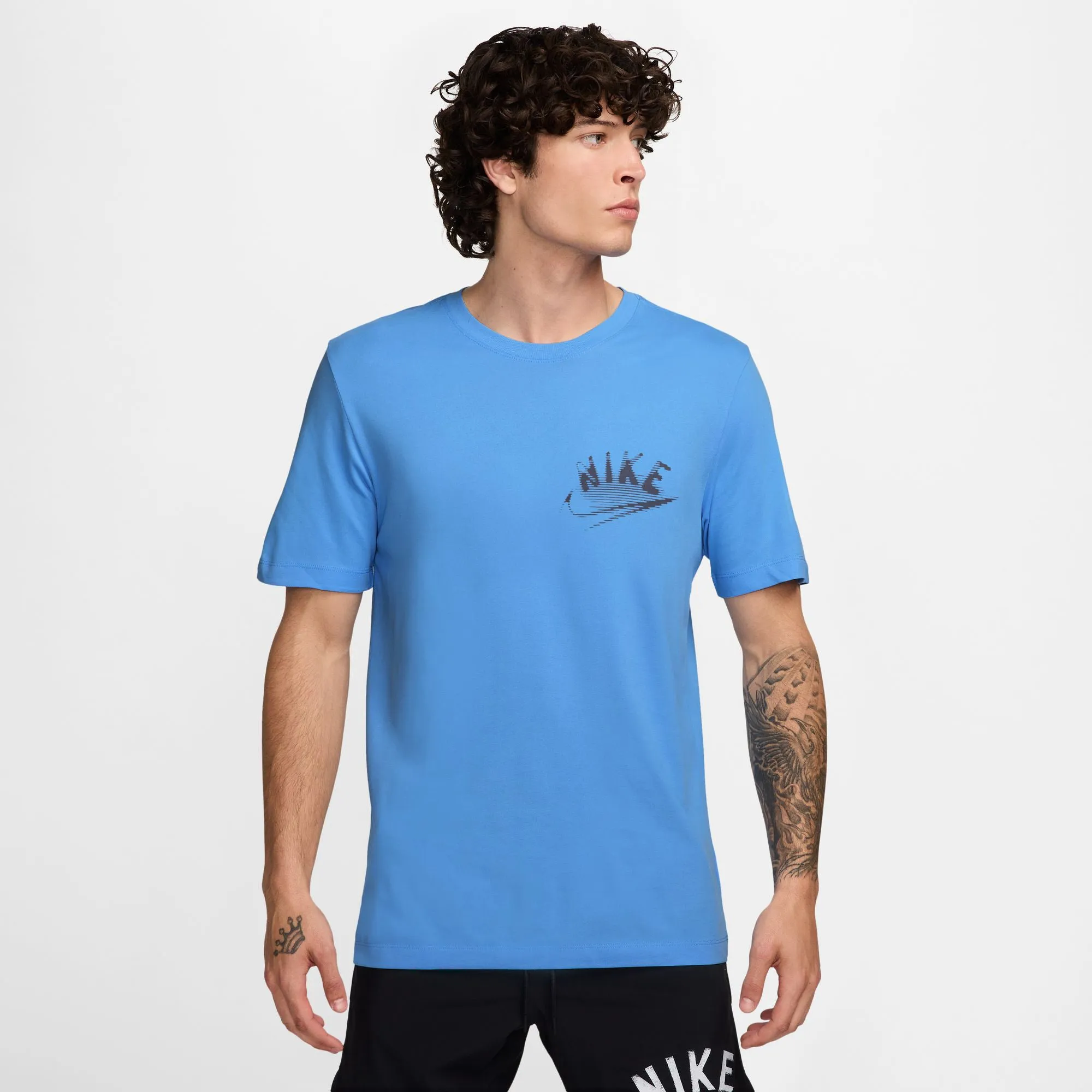 Men's Dri-FIT Fitness T-Shirt HiddenZipperClosure Windproof Fabric