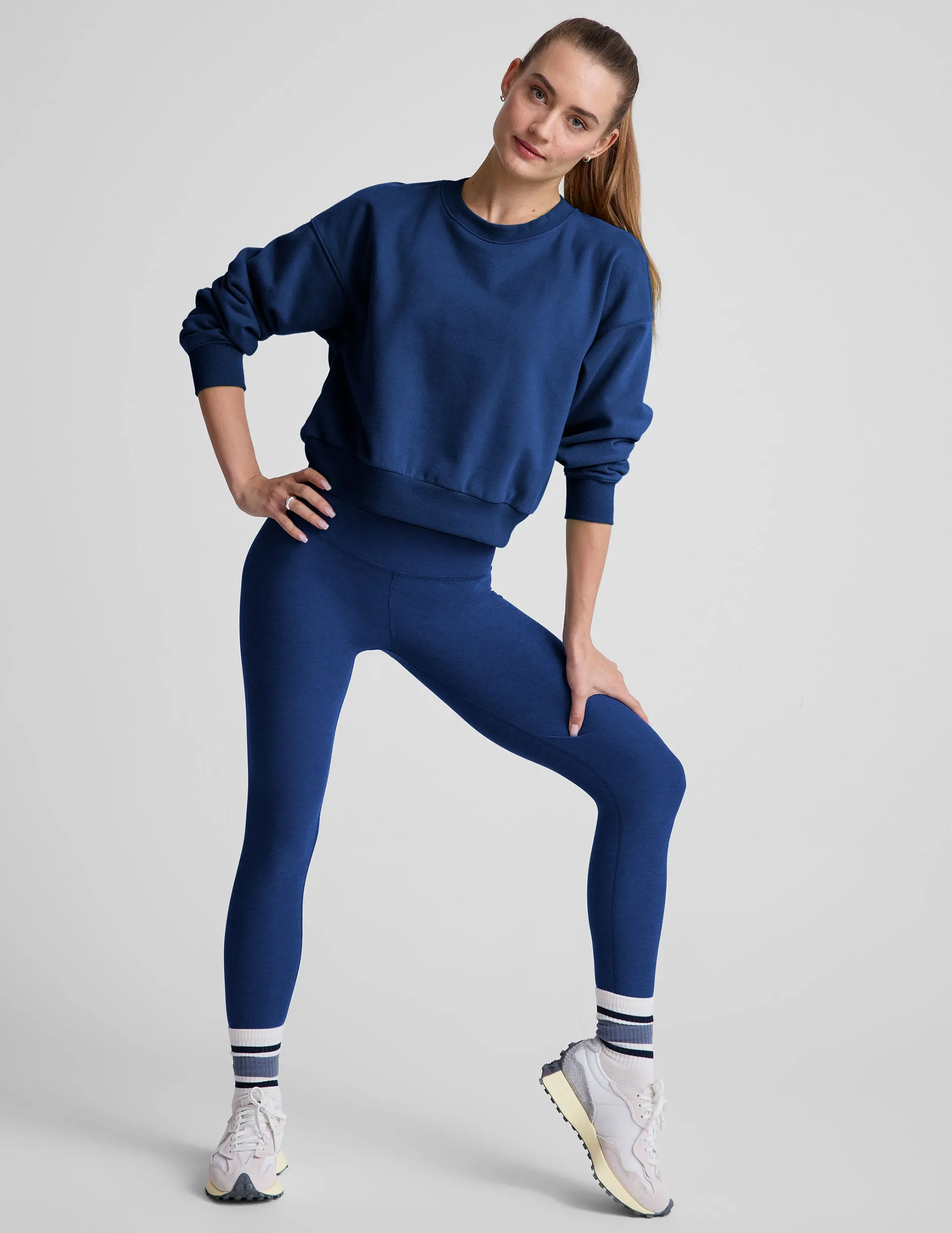 LuxeFleece Crewneck Sweatshirt comfort test