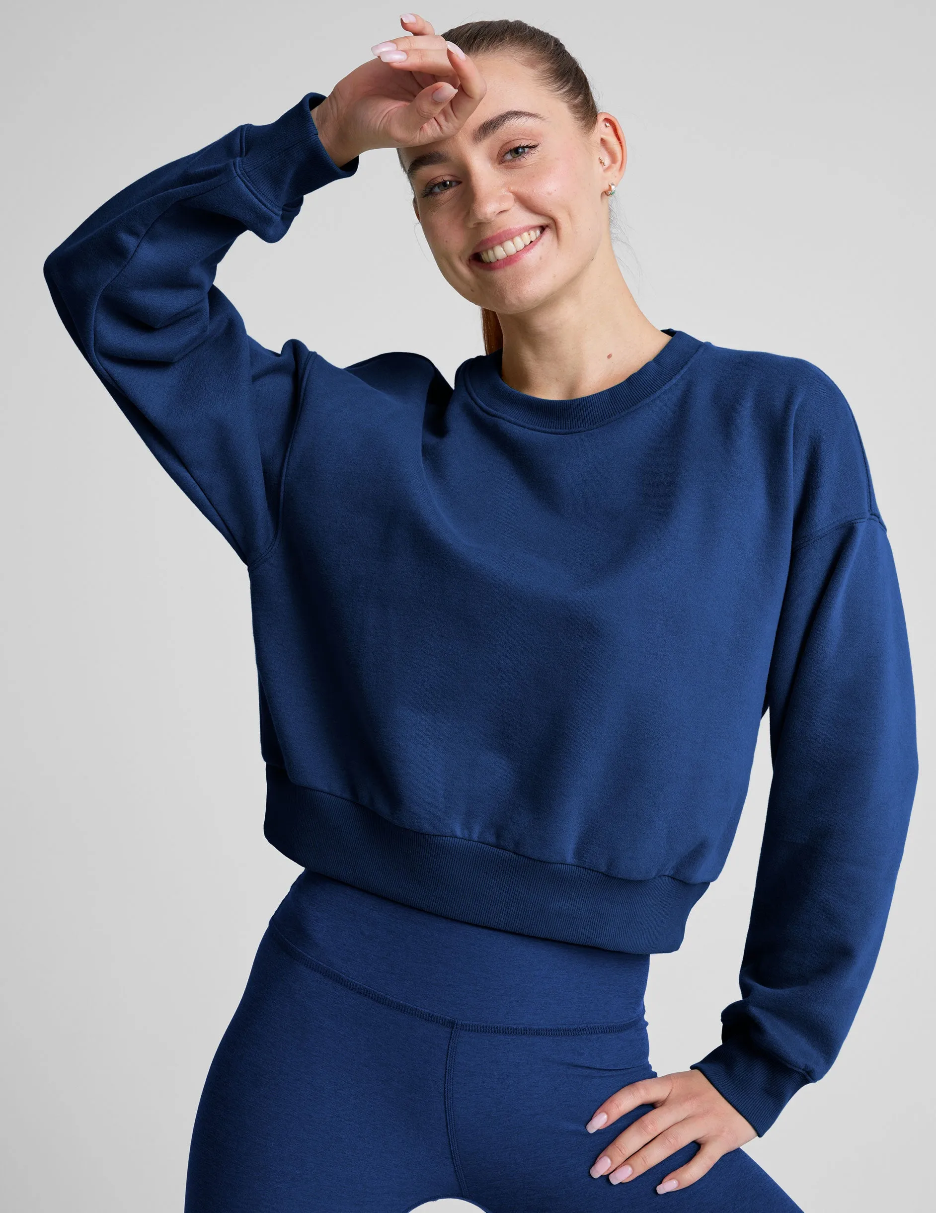 LuxeFleece Crewneck Sweatshirt simple design