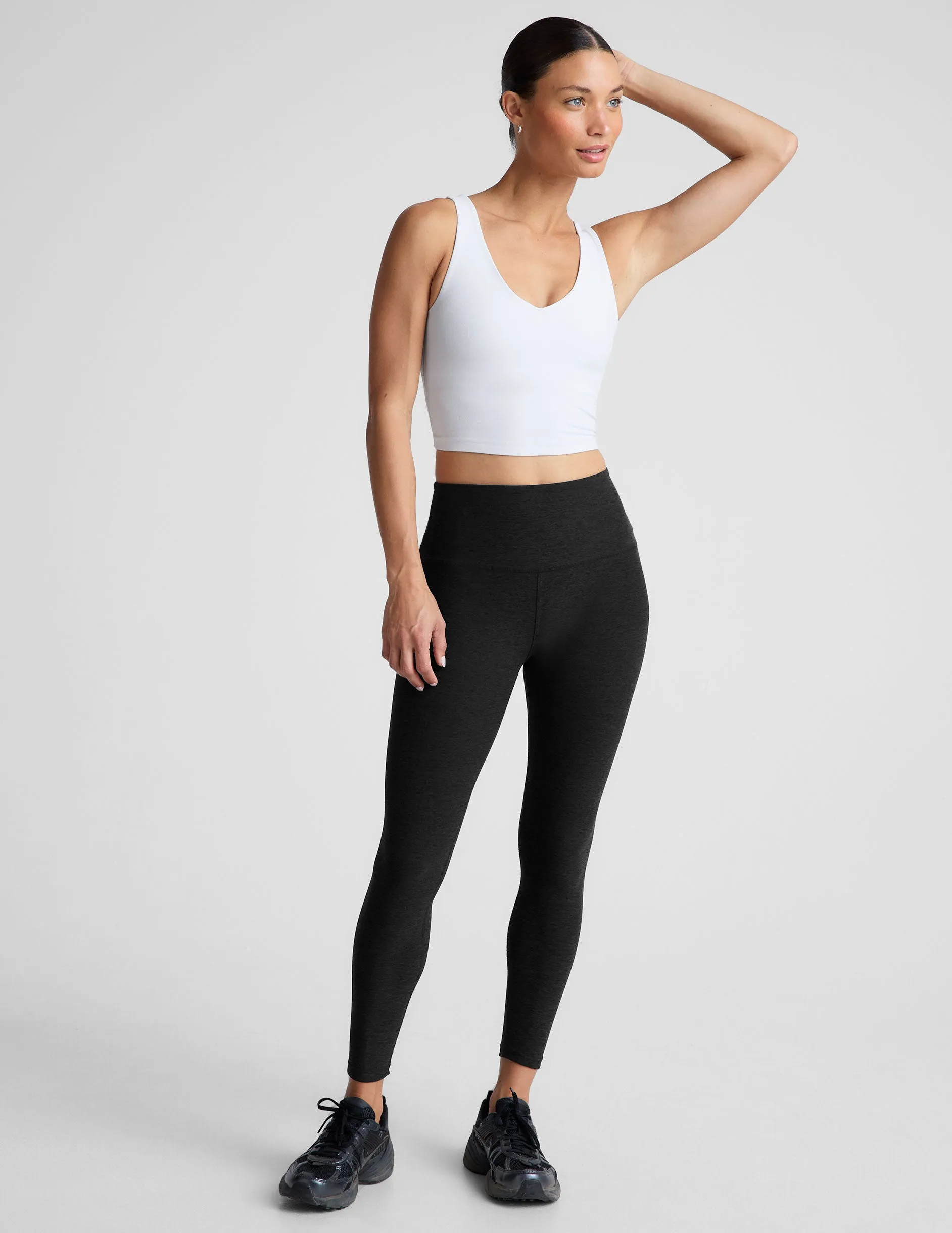 Spacedye Good Day Cropped Tank Non Binding Waistband Odor Control Nanotechnology