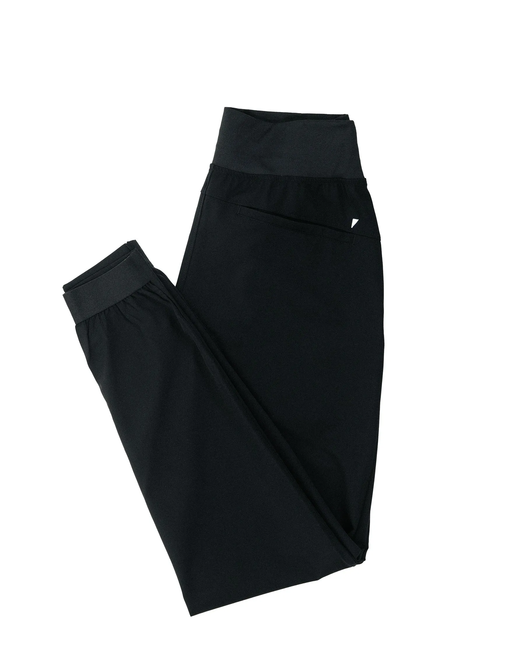 ReinforcedKnee Adjustable Waist System Women's Black Jogger