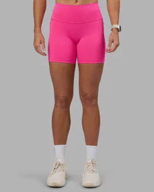 Quick Adjust Fusion High-Rise 6" Short Pockets - Ultra Pink